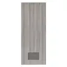 ประตู PVC พื้นขาวเกล็ดเทาอ่อน ไม่เจาะ 70 x 200 ซม. 06PU2-W2 WP รูปที่ 2
