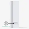 ประตู UPVC EXTRUSION ไม่เจาะ 70 x 200 ซม. 3.5 ซม. PG2 สีขาว ECO-DOOR รูปที่ 2