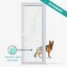 ประตู UPVC PROFILE 80 x 200 ซม. Leaf สีขาว ECO-DOOR รูปที่ 2