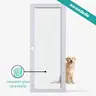ประตู UPVC PROFILE 80 x 200 ซม. Pyramid สีขาว ECO-DOOR รูปที่ 2