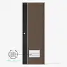 ประตูห้องน้ำ UPVC EXTRUSION เจาะ 70 x 200 ซม. 35 มม. PC2 ECO-DOOR รูปที่ 2