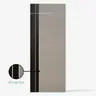 ประตู WPC เซาะร่องเส้นอลูมิเนียม 80 x 200 ซม. 3.5 ซม. WP-2 สีครีมอ่อนลายไม้ ECO-DOOR รูปที่ 2