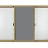 หน้าต่างบานเลื่อน 3 ช่อง มีมุ้ง 180 x 110 ซม. SFS (FA) ECO สีชา WINDOW-ASIA รูปที่ 2