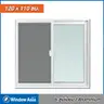 หน้าต่างบานเลื่อน มีมุ้ง 120 x 110 ซม. SS(FA) ECO FAE-28 สีขาว WINDOW-ASIA รูปที่ 2