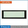 ช่องแสง อลูมิเนียม 120 x 40 ซม. สีดำ WINDOW-ASIA รูปที่ 2