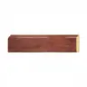 ไม้มอบ (บัวกลาง) 1.8 x 3 ม.(71/กล่อง) BG008-W02 สีไม้มะค่าเงา YES-MOULDING รูปที่ 2
