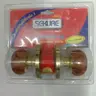 ลูกบิดประตู ลายไม้ สีทอง SEKURE รูปที่ 2