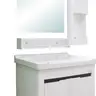 เคาน์เตอร์ PVC พร้อมกระจก+ตู้ข้าง H8020 สีขาวไฮกลอส HAUS รูปที่ 1
