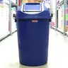 ถังขยะฝาแกว่ง ชนิดกลม 100L GB 30 สีน้ำเงิน ตรางู รูปที่ 2