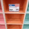 ชั้นอเนกประสงค์ 3 ช่อง สีส้มพาสเทล  รูปที่ 1