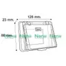 ฝาครอบ 86 x 128 x 23 มม. NANO-411C สีใส NANO รูปที่ 3