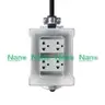 บล๊อคยาง+เต้ารับ 4 ช่อง+สายไฟ 5 ม. RB10NS4-5M NANO รูปที่ 7