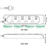 รางปลั๊กไฟพ่วง กันไฟกระชาก 4 ช่อง 5 ม. NN-CES45M NANO รูปที่ 3