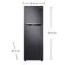 ตู้เย็น 2 ประตู 9 คิว RT25FGRADB1/ST Black DOI SAMSUNG รูปที่ 3