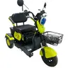 รถจักรยานไฟฟ้า 3 ล้อ AC0107 สีเขียวเลม่อน  รูปที่ 2