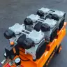 ปั๊มลมไร้น้ำมัน 5.5HP 100 ลิตร รุ่น 100SO SUMO รูปที่ 4