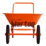 รถเข็นปูน ล้อคู่ยางตัน สีส้ม MARTON รูปที่ 8