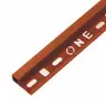 คิ้ว PVC เหลี่ยม 13 มม. รุ่น ONES132068 สีน้ำตาลอิฐ PPS รูปที่ 1