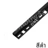 คิ้วอลูมิเนียม เหลี่ยม 10 มม. x 2 ม. รุ่น SQO-102011 สีดำ PPS รูปที่ 1