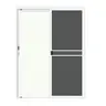ประตูบานเลื่อน สลับ + มุ้ง 160 x 205 ซม. LP-S2-D03-00 สีขาว LYNN รูปที่ 4