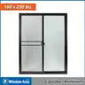 ประตูอลูมิเนียม มีมุ้ง 160 x 205 ซม. สีดำ WINDOW ASIA รูปที่ 2