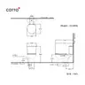 สุขภัณฑ์สองชิ้น 3/4.5 ลิตร บูม C13445 สีขาว COTTO รูปที่ 4