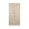 ตู้สูง 4 บานประตู 80 ซม. VECTRA สีขาว/เมเปิล WINNER รูปที่ 6