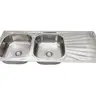 อ่างซิ้งค์ล้างจาน (2หลุม 1ที่พัก) 120 x 50 ซม. D1250 VEGARR รูปที่ 2