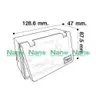 กล่องฝาปิดกันน้ำ ฝาทึบ 87.5 x 128.6 x 47 มม. NANO-405 สีขาว NANO รูปที่ 5