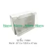 กล่องฝาปิดกันน้ำ ฝาใส 87.5 x 128.6 x 47 มม. NANO-405C สีขาว NANO รูปที่ 2