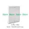 แผงไฟฟ้าพลาสติก 150 x 200.5 x 34.5 มม. 302W-NNP สีขาว NANO รูปที่ 2