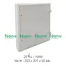 แผงไฟฟ้าพลาสติก 253 x 301 x 50 มม. 304W-NNP สีขาว NANO รูปที่ 2