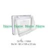 ฝาครอบ 86 x 128 x 23 มม. NANO-411C สีใส NANO รูปที่ 2
