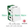 สวิตช์ 2 ทาง 1 ช่อง 16A 250V NN-SW201 สีขาว NANO รูปที่ 2