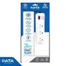 รางปลั๊กไฟ มอก. 3 ช่อง 1 สวิตช์ 3 ม. AP3159 สีฟ้า DATA รูปที่ 6