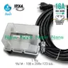 บล๊อคยาง+เต้ารับ 4 ช่อง+เมนสวิทซ์+สายไฟ 250V 16A 10 ม. RB16HS4-10M NANO รูปที่ 2