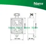 บล๊อคยาง+เต้ารับ 4 ช่อง+สายไฟ 10 ม. RB10NS4-10M NANO รูปที่ 4