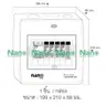 ตู้คอนซูเมอร์ เกาะราง เมนMCB+5 ช่อง 50A NNP-CM50B-05 NANO รูปที่ 4
