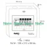 ตู้คอนซูเมอร์ เกาะราง เมนMCB+5 ช่อง 63A NNP-CM63B-05 NANO รูปที่ 4