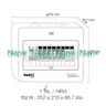 ตู้คอนซูเมอร์ เกาะราง เมนMCB+8 ช่อง 63A NNP-CM63B-08 NANO รูปที่ 4