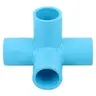 สี่ทางตั้งฉาก PVC 3/4 นิ้ว ท่อน้ำไทย รูปที่ 2