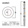 ปั๊มบาดาล พร้อมกล่องคอนโทรล 4 นิ้ว ท่อ 1.5นิ้ว 1.5 HP 10 ใบพัด รุ่น 4SDM4/10-150C NAKASHI รูปที่ 4