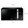 ไมโครเวฟ 23 ลิตร MS23F300EEK/ST SAMSUNG รูปที่ 6
