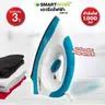 เตารีดแห้ง 1000 W SDIR-011 สีฟ้า SMART HOME รูปที่ 2