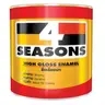 สีน้ำมันเคลือบเงา 4 SEASONS #F6102 (1/4กล.) สี Coral Red TOA รูปที่ 1
