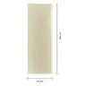 ประตู PVC มอก. ทึบเรียบ เจาะ 70 x 180 ซม. BP1 สีครีม BATHIC รูปที่ 2