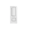 ประตู UPVC 80 x 200 ซม. 3.5 ซม. รุ่น 2 สีขาว ECO-DOOR รูปที่ 1