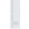 ประตูห้องน้ำ UPVC PROFILE บานเกล็ด เจาะ 70 x 200 ซม. 3.5 ซม. PG2 สีขาว ECO-DOOR รูปที่ 1