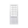 ประตู UPVC PROFILE บานกระจก เจาะ 80 x 200 ซม. S1 สีขาว ECO-DOOR รูปที่ 1