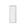 ประตู UPVC PROFILE 80 x 200 ซม. Pyramid สีขาว ECO-DOOR รูปที่ 1
